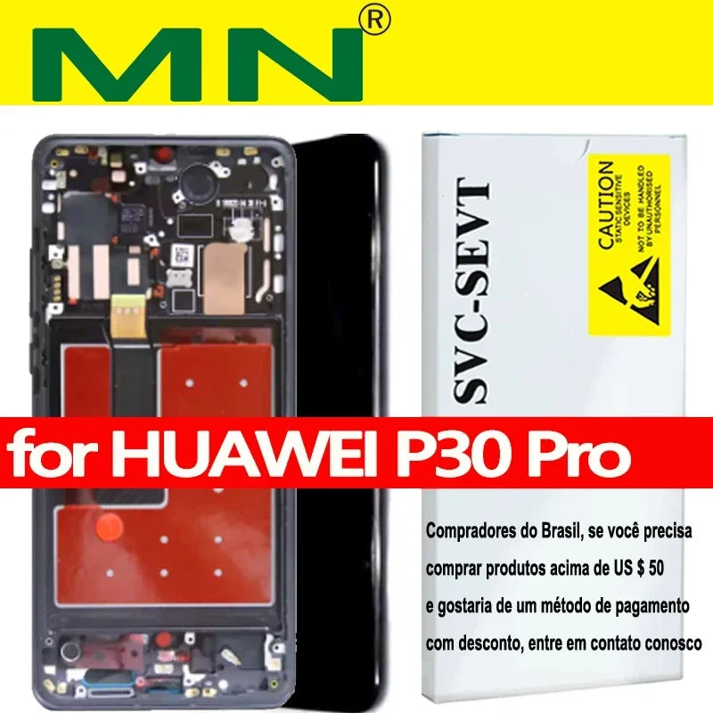 Original OLED Replacement for HUAWEI P30 Pro, LCD Display Touch Screen Display
